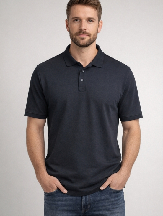 Cabela's Other - Cabela's Polo Shirt Mens Medium Black Ribbed Logo Outdoor Golf Short Sleeve